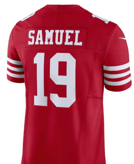 Deebo Sammuels #19 49ers Red