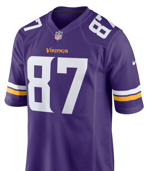T.J. Hockenson  #87 Vikings Purple