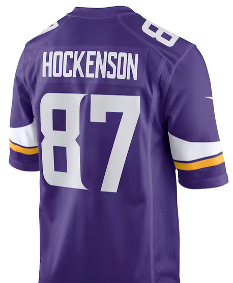 T.J. Hockenson  #87 Vikings Purple