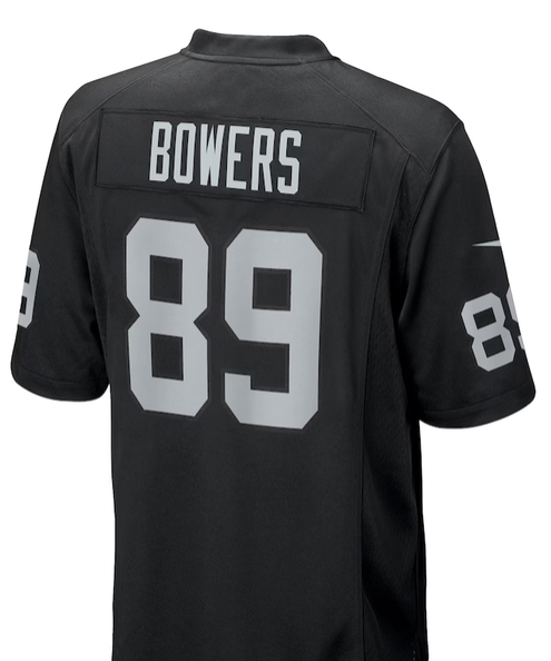Brock Bowers #89 Raiders Black Jersey