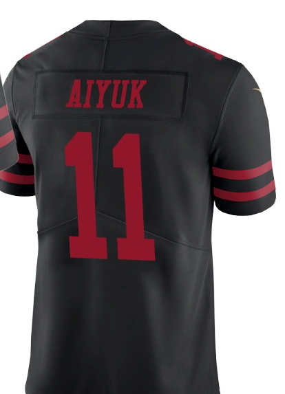 Brandon Aiyuk #11 49ers Black