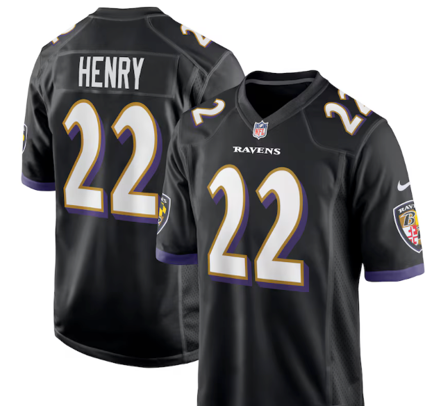 Derrick Henry #22 Ravens Black
