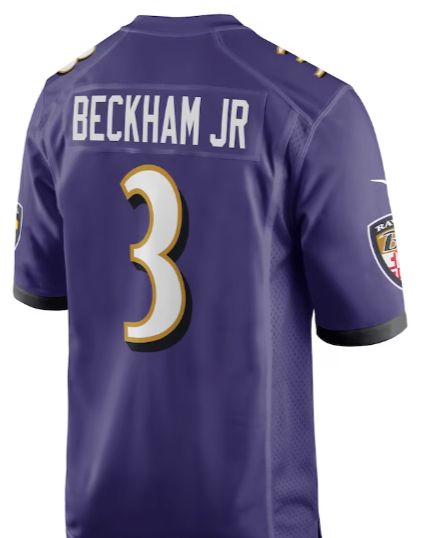 Odell Beckham Jr. #3 Ravens Purple