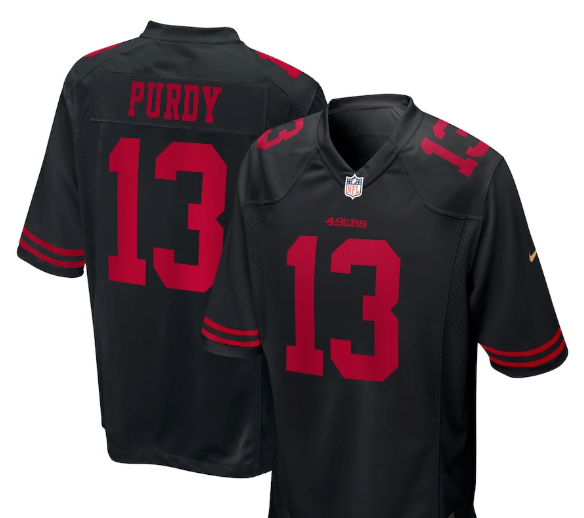 Brock Purdy #13 49ers Black