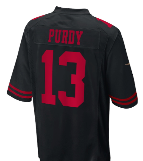 Brock Purdy #13 49ers Black