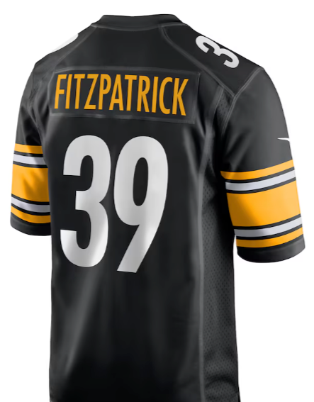 Minkah Fitzpatrick #39 Steelers Black