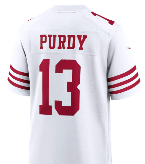 Brock Purdy #13 49ers White