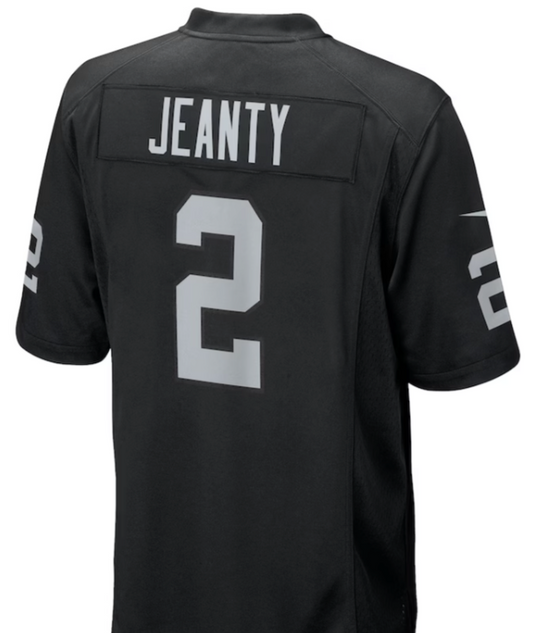 Ashton Jeanty #2 Las Vegas Raiders Black