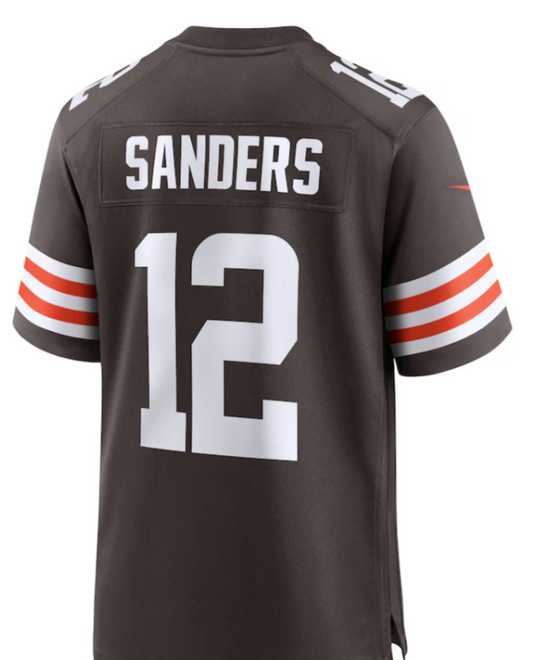 Shedeur Sanders #12 Cleveland Browns  Brown