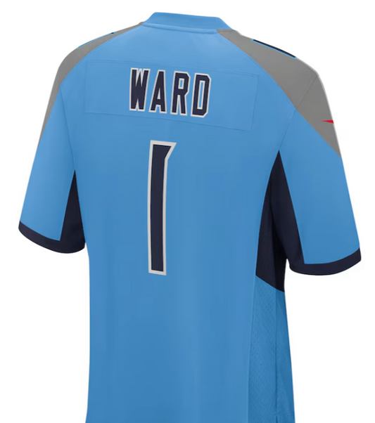 Cameron Ward #1Tennessee Titans L. Blue