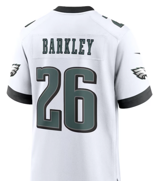 Saquon Barkley Philadelphia Eagles #25 White