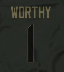 Xavier Worthy #1 Kansas City Chiefs BLACKOUT