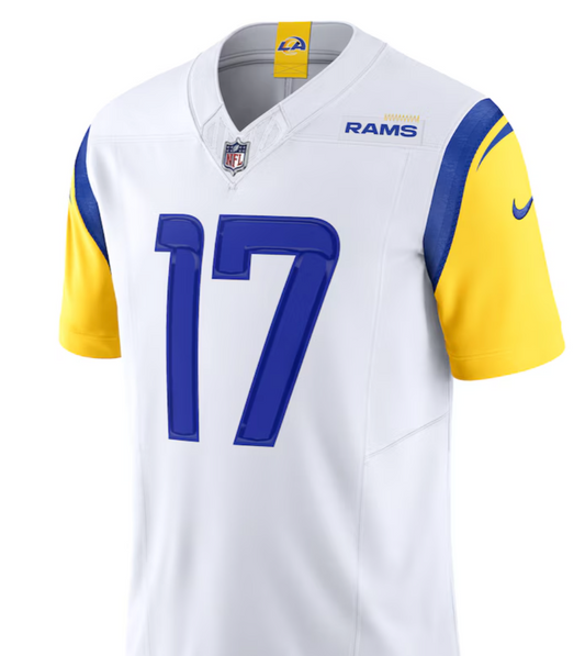 Davante Adams Los Angeles Rams #17 White