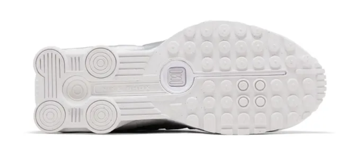 Nike Shox R4 Silver/ White