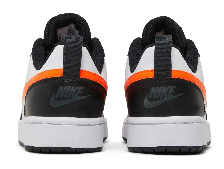 Nike Court Borough Low 2 GS 'White Black Orange'