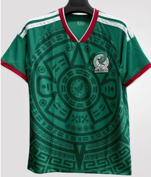 FIFA WORLD CUP MEXICO GREEN HOME BLANK SOCCER JERSEY