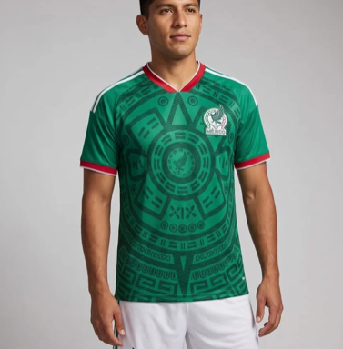 FIFA WORLD CUP MEXICO GREEN HOME BLANK SOCCER JERSEY